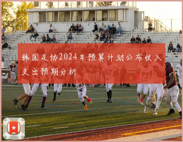 韩国足协2024年预算计划公布收入支出预期分析